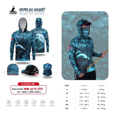 Áo Câu Cá ROPHI DẠ NGUYỆT