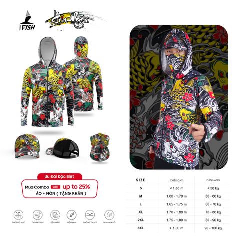 Áo Câu Cá HỌA NGƯ