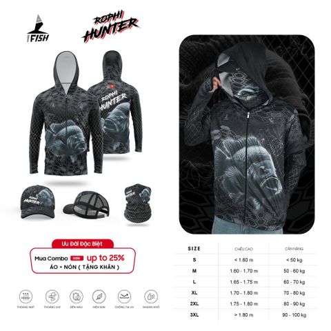 Áo Câu Cá ROPHI HUNTER