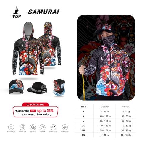 Áo Câu Cá SAMURAI