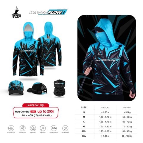 Áo Câu Cá WATER FLOW