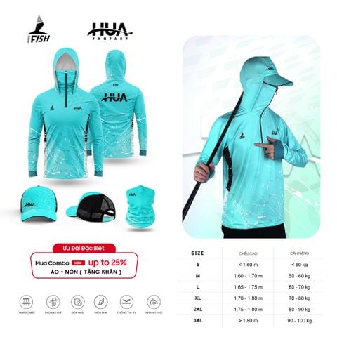 Áo Câu Cá HUA FANTASY