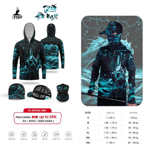 Áo Câu Cá TRẤN HỒN NGƯ