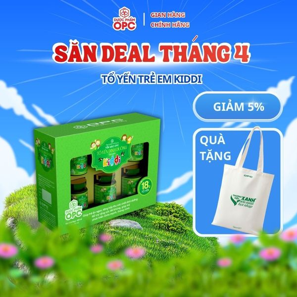  TPBS. YẾN SÀO OPC - TỔ YẾN DINH DƯỠNG TRẺ EM (KIDDI) 