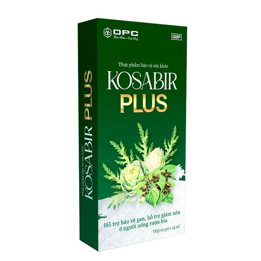 (TPBVSK) Kosabir Plus (3 hộp 10 gói x 15 ml) 