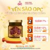  TPBS. YẾN SÀO OPC - TỔ YẾN CHƯNG SÂM VÀ ĐÔNG TRÙNG (Hộp 1 lọ) 