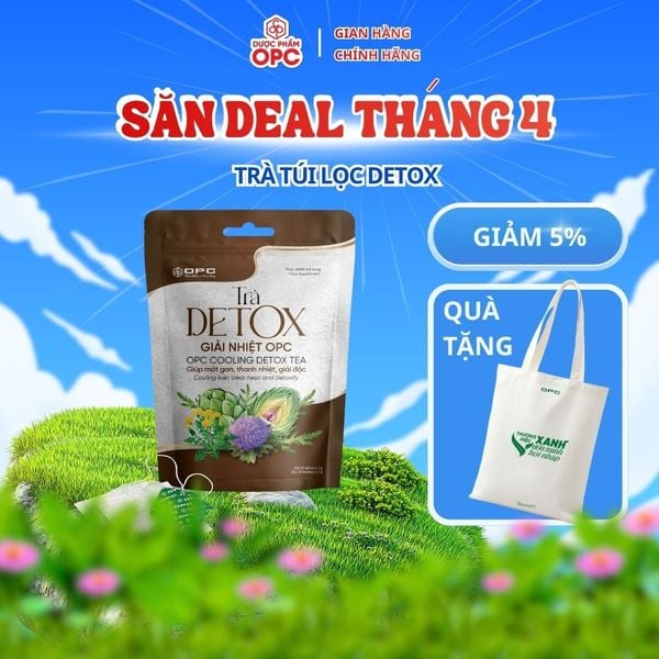  TPBS. TRÀ DETOX (Túi zip 50 gói) 