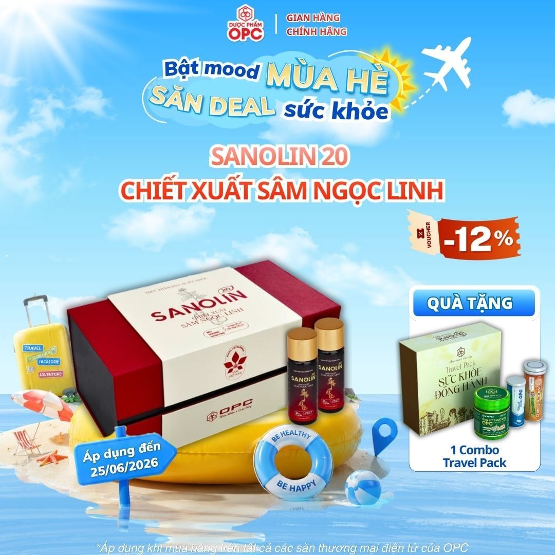  SANOLIN 20 - Chiết xuất Sâm Ngọc Linh 