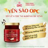  TPBS. YẾN SÀO OPC - TỔ YẾN CHƯNG KHÔNG ĐƯỜNG (Hộp 1 lọ) 