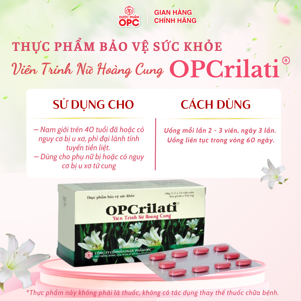  Viên trinh nữ hoàng cung OPCRILATI® 