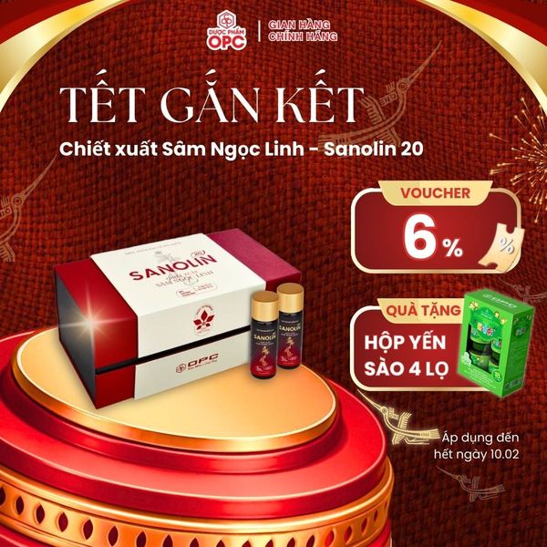  SANOLIN 20 - Chiết xuất Sâm Ngọc Linh 