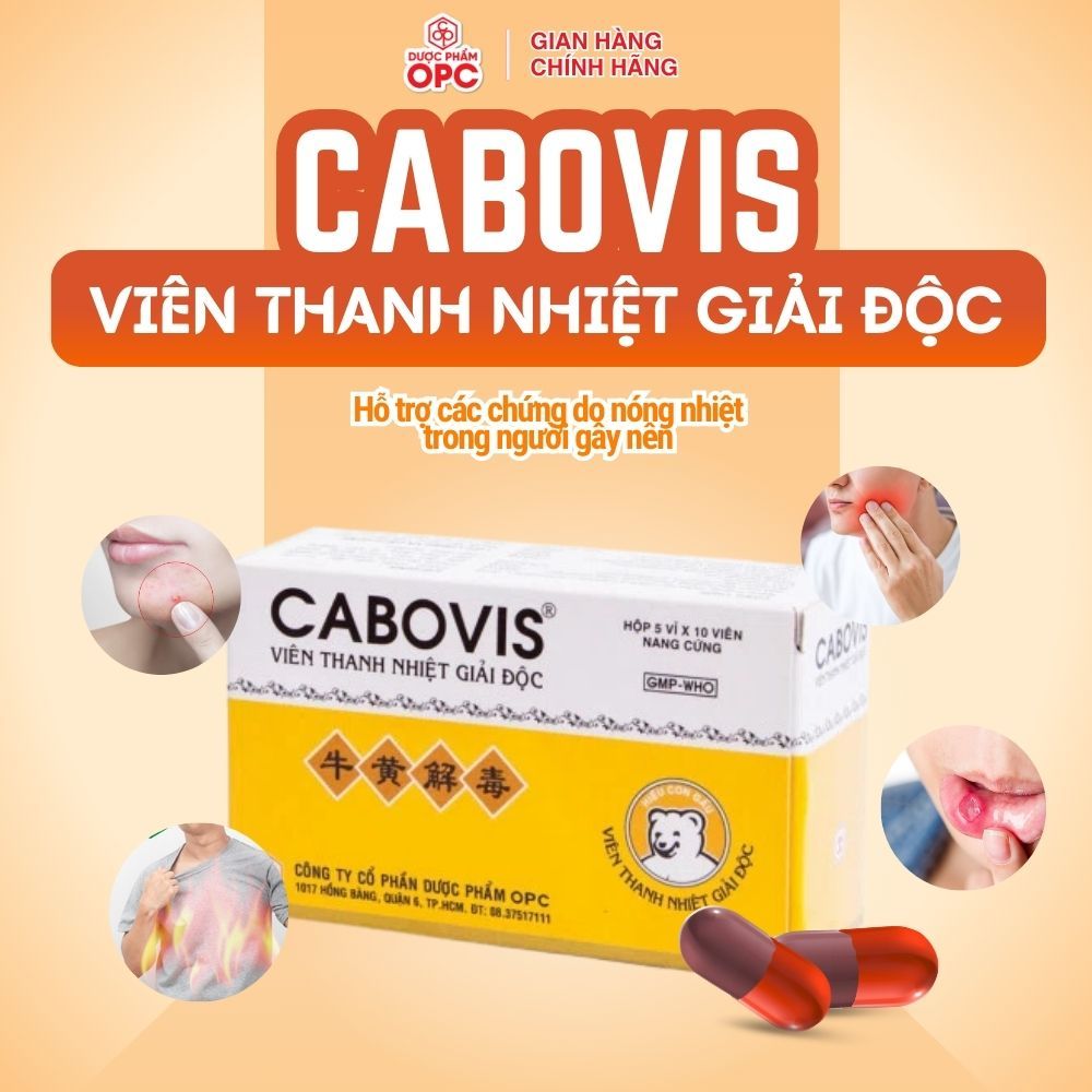  Viên thanh nhiệt giải độc CABOVIS® 
