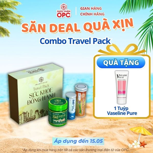  Combo Travel Pack – Sức khỏe Đồng hành 