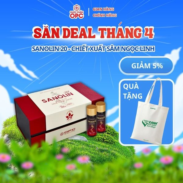  SANOLIN 20 - Chiết xuất Sâm Ngọc Linh 