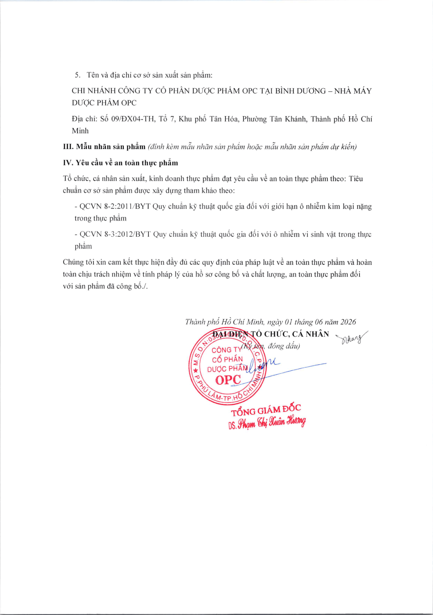  YẾN SÀO OPC - TỔ YẾN CHƯNG ĐƯỜNG PHÈN (Hộp 6 lọ) 