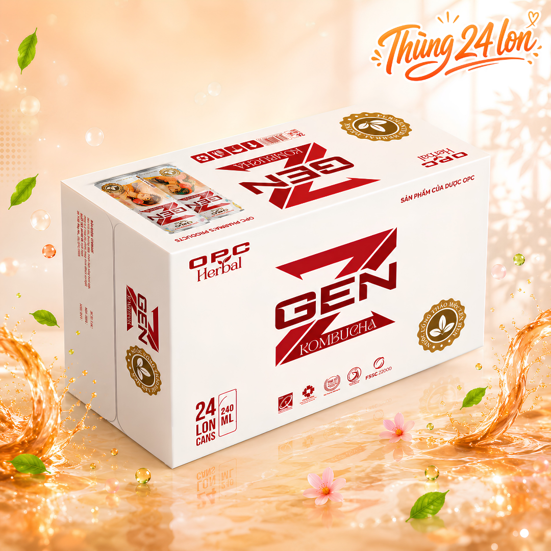  OPC HERBAL GEN Z KOMBUCHA – NƯỚC UỐNG THẢO MỘC LÊN MEN 