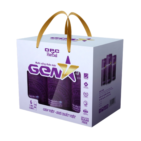  Nước uống thảo mộc Gen V (Lốc 6 lon) 