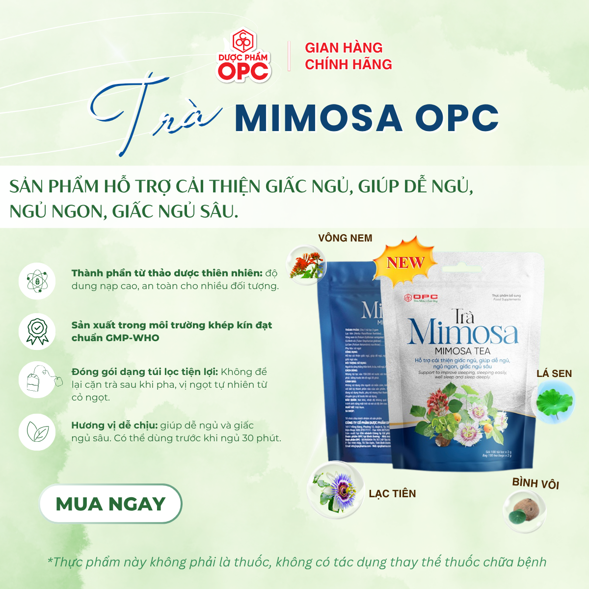 TPBS. TRÀ MIMOSA 