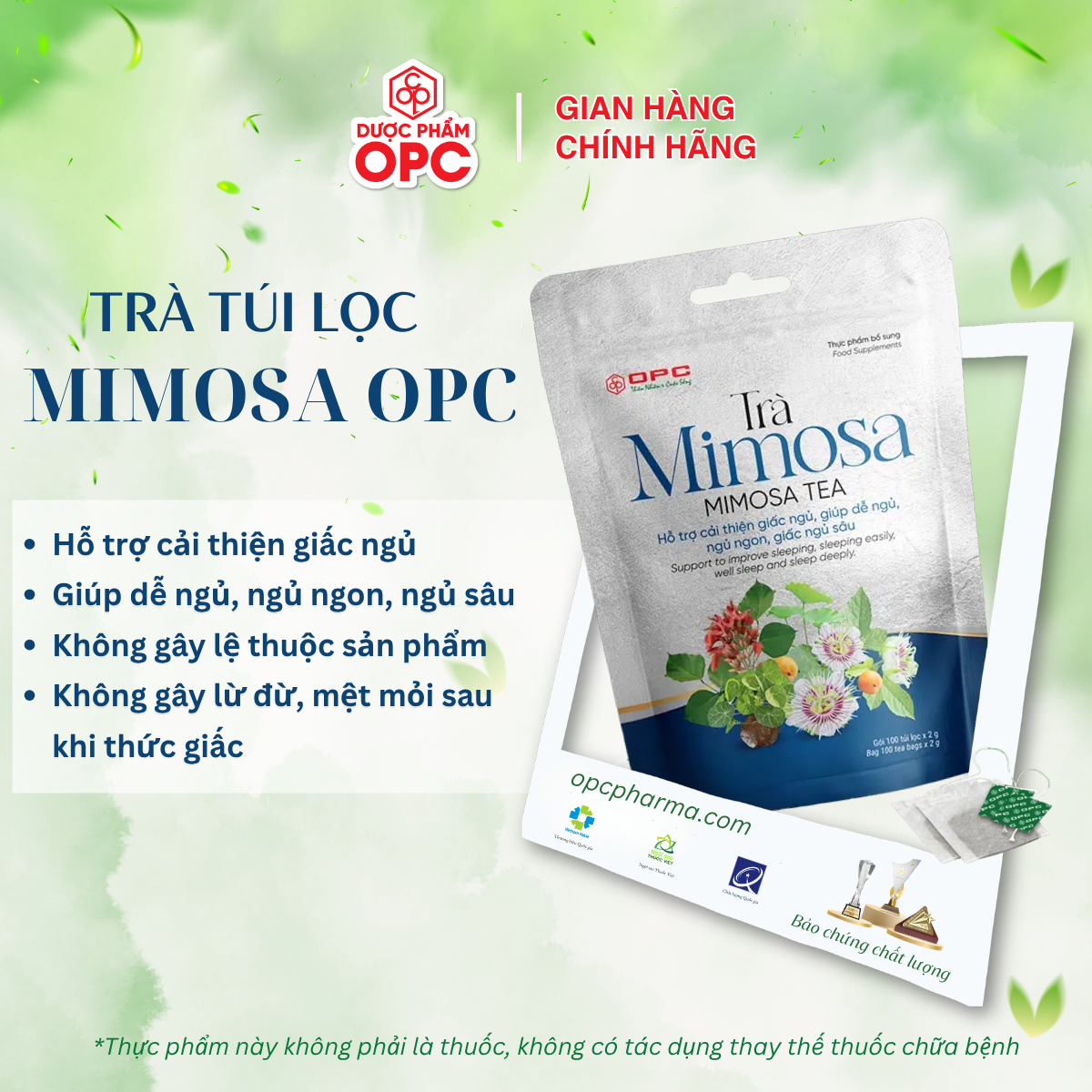  TPBS. TRÀ MIMOSA 