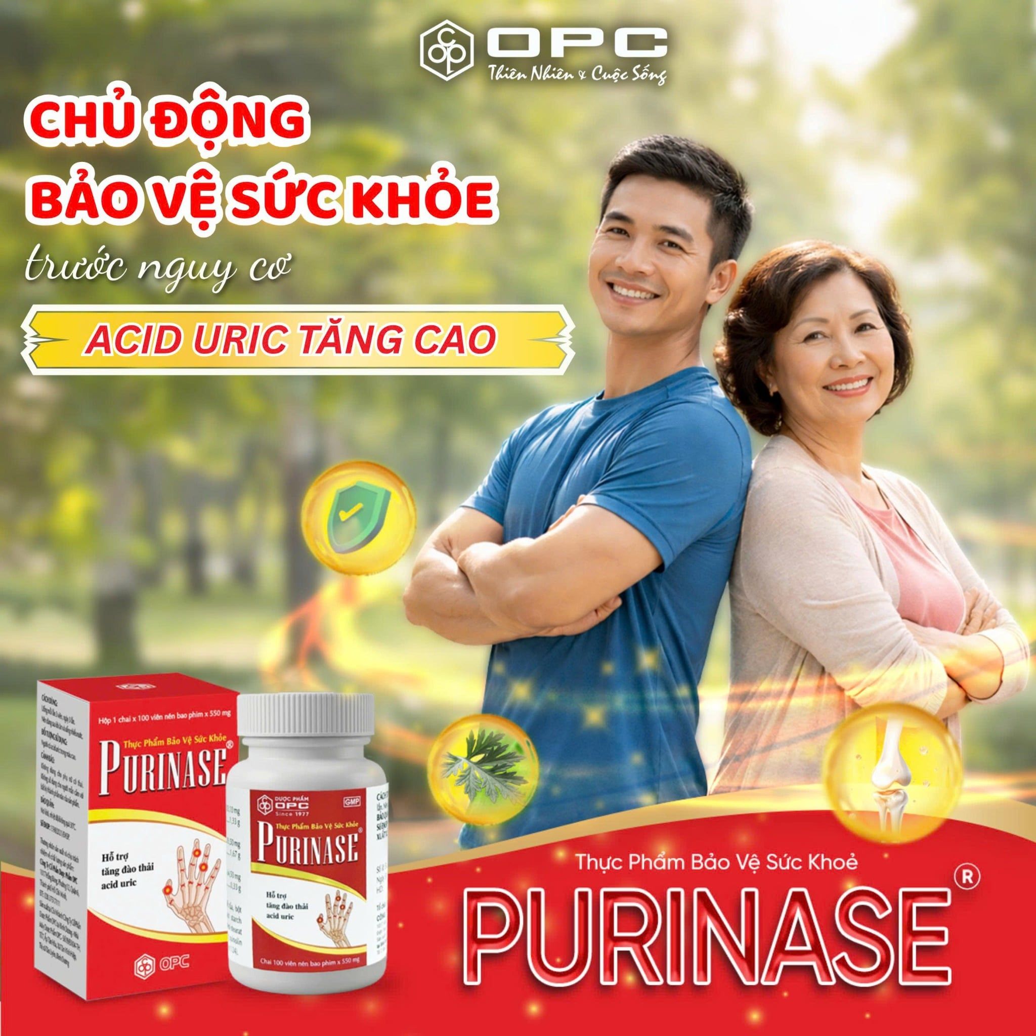  TPBVSK. PURINASE - Hỗ trợ tăng đào thải acid uric. 