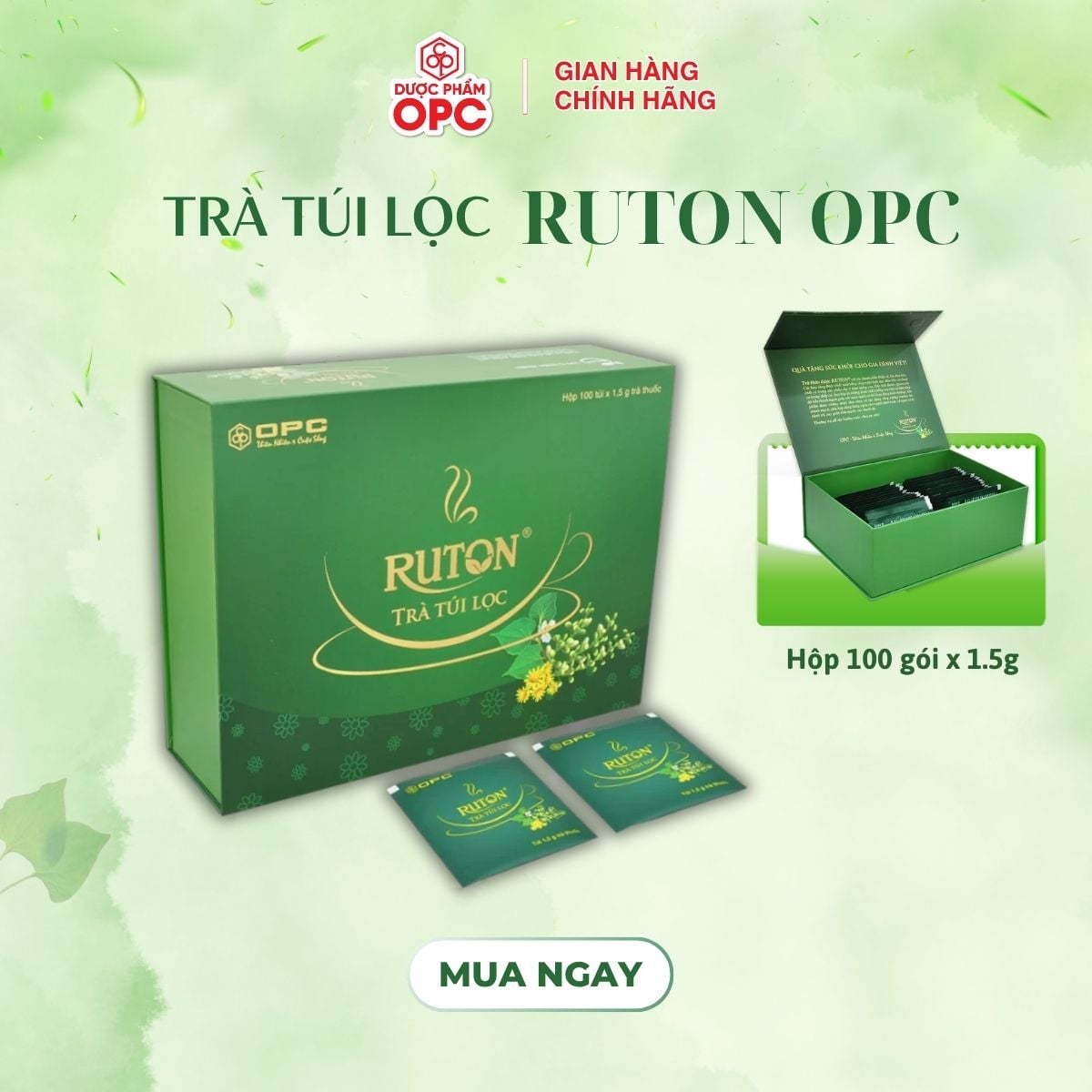  RUTON® TRÀ TÚI LỌC 