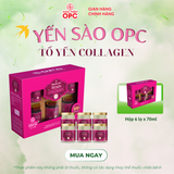  YẾN SÀO OPC - TỔ YẾN COLLAGEN (Hộp 6 lọ) 