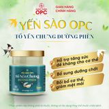  YẾN SÀO OPC - TỔ YẾN CHƯNG ĐƯỜNG PHÈN (Hộp 6 lọ) 
