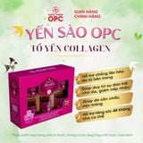  TPBS. YẾN SÀO OPC - TỔ YẾN COLLAGEN (Hộp 6 lọ) 