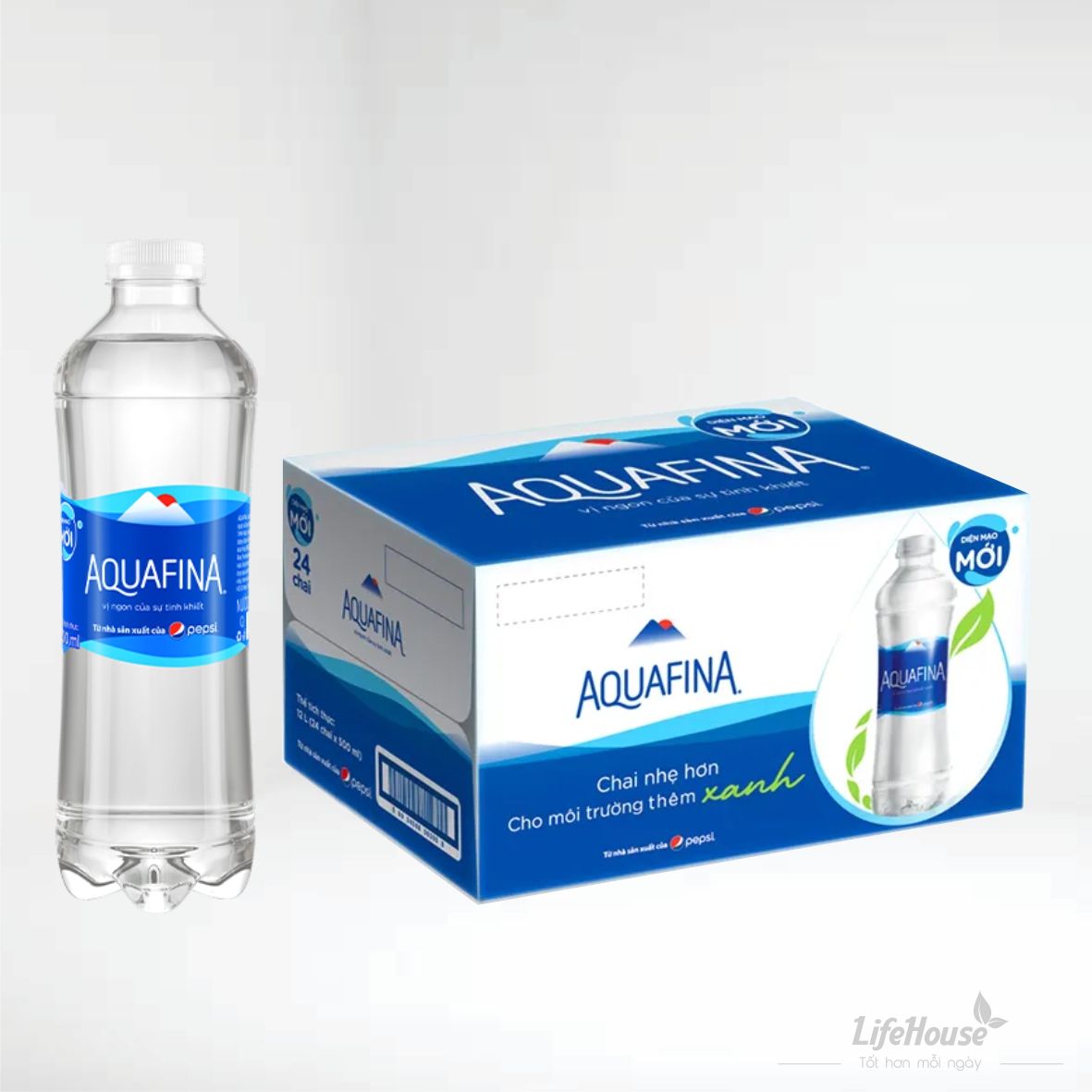 Nước tinh khiết Aquafina 500ml (24 chai/thùng)