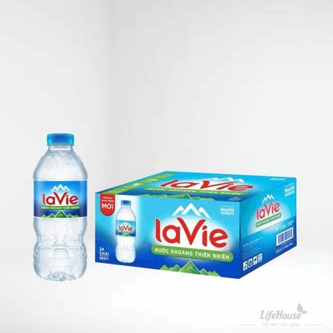  Nước LaVie 350ml (24 chai/thùng) 