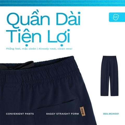 Quần Dài Lưng Thun Vải Sorona Co Giãn Thoáng Khí - BDLM24001