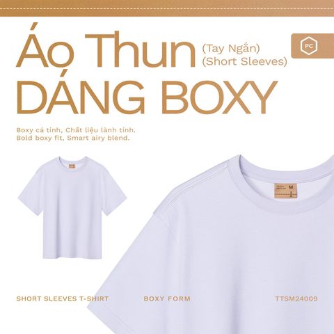 Áo Thun Dáng Boxy Thấm Hút Khô Nhanh - TTSM24009