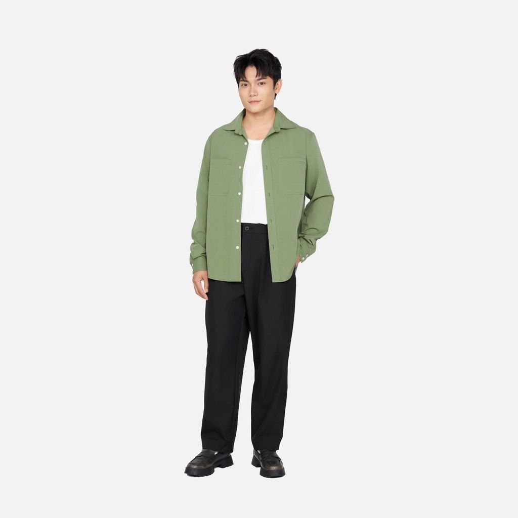 Áo Sơ Mi Dáng Regular Tay Dài - TSTM24004