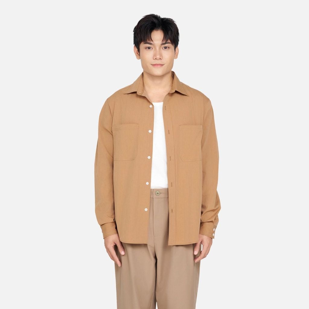 Áo Sơ Mi Dáng Regular Tay Dài - TSTM24004