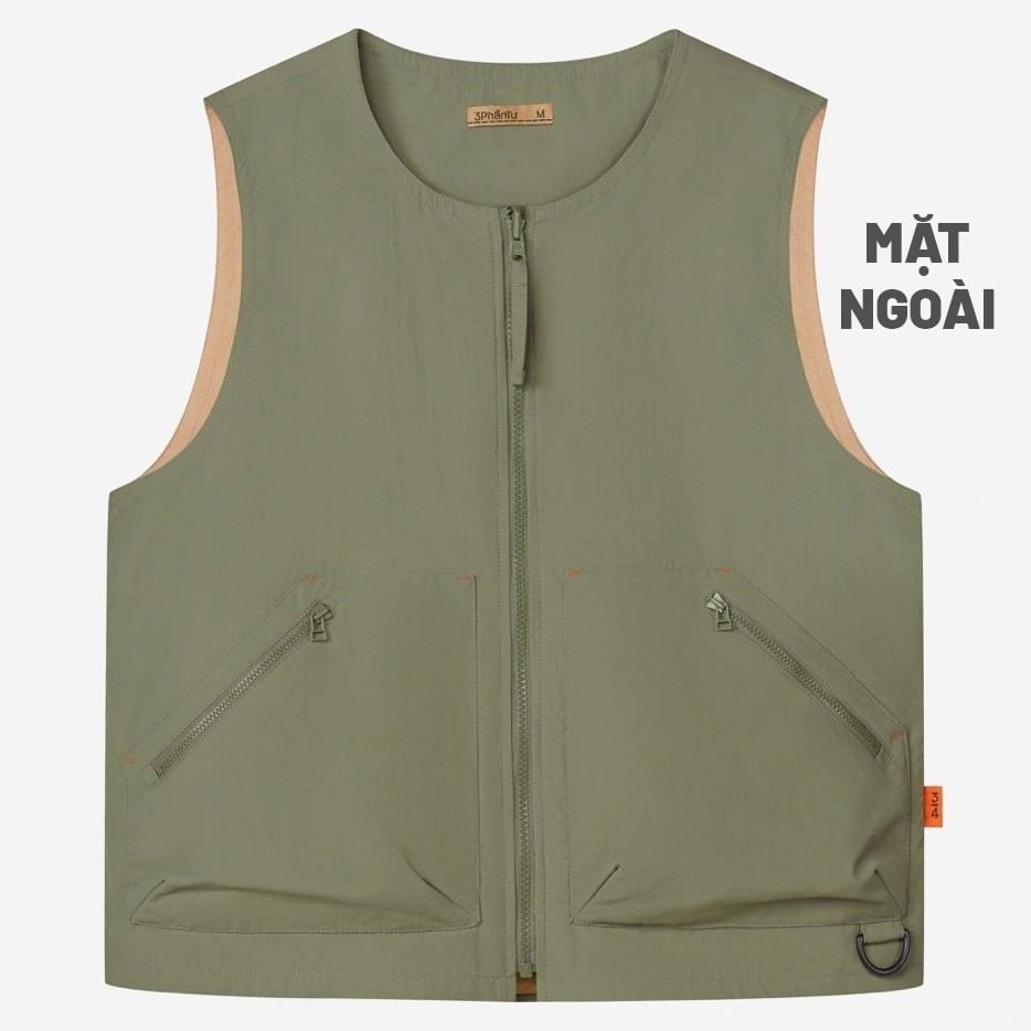 Áo Gi-lê Đa Năng Có Thể Mặc 2 Mặt Vải Taslan - OGLM24001