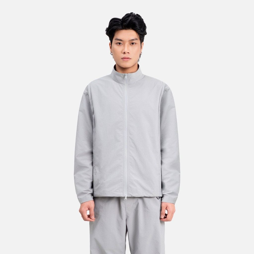 Áo Khoác Cản Gió Cổ Trụ Vải Taslan - OUVM25002