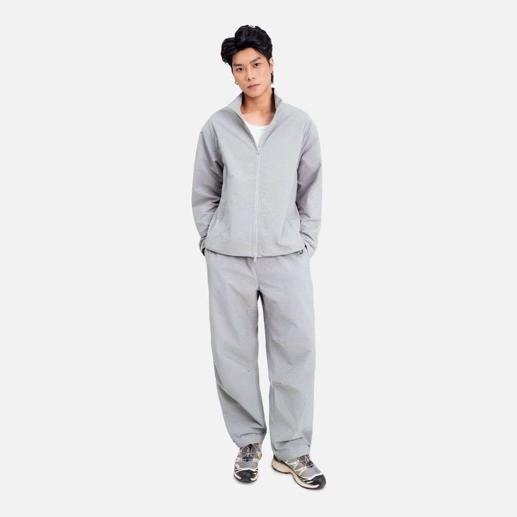 Áo Khoác Cản Gió Cổ Trụ Vải Taslan - OUVM25002