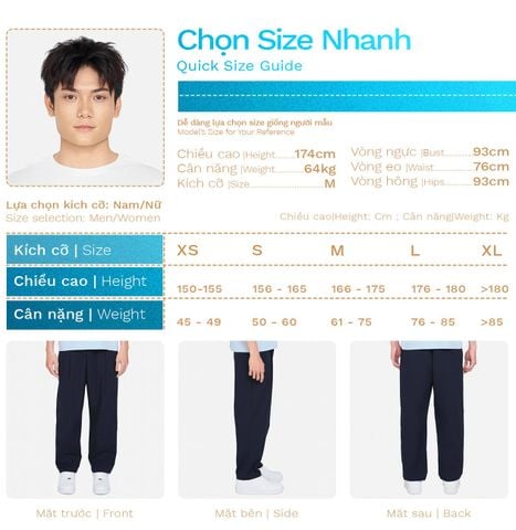 Quần Dài Lưng Thun Vải Sorona Co Giãn Thoáng Khí - BDLM24001