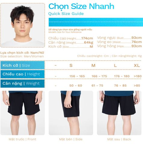 Quần Short Lưng Thun Co Giãn Thoáng Khí - BSHM24003