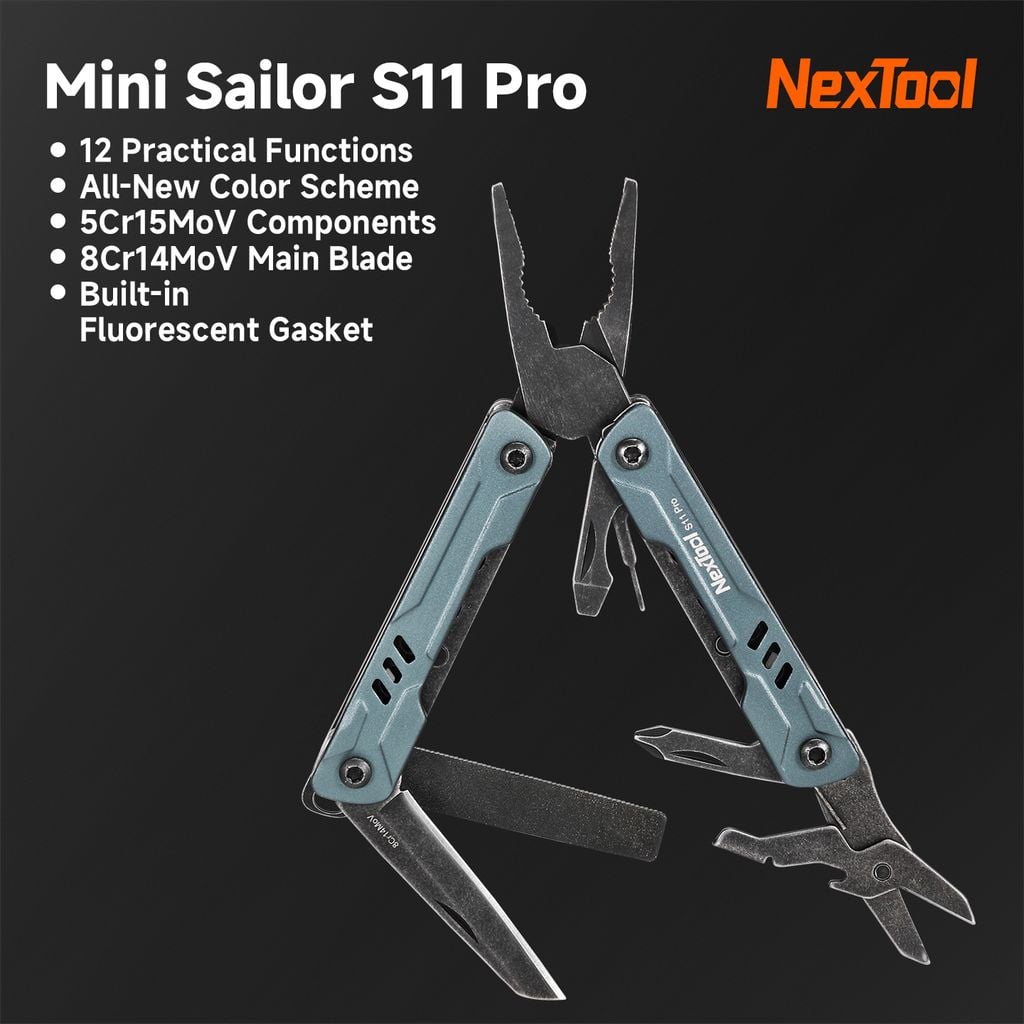 Nextool Mini Sailor S11/S11pro dụng cụ đa năng móc khóa EDC nhỏ gọn 12 chức năng