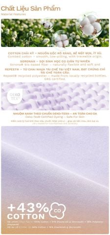 Áo Thun Dáng Boxy Thấm Hút Khô Nhanh - TTSM24009