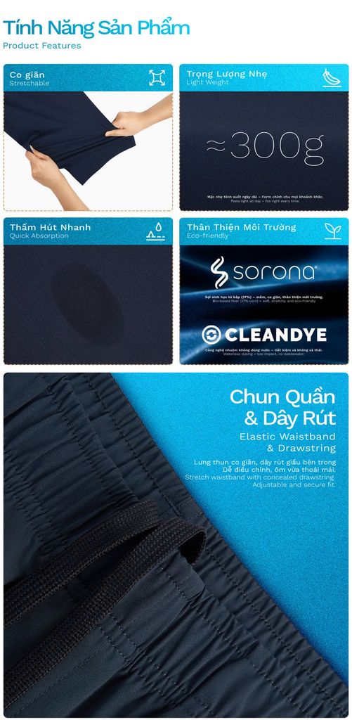 Quần Short Lưng Thun Co Giãn Thoáng Khí - BSHM24003