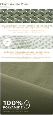 Áo Gi-lê Đa Năng Có Thể Mặc 2 Mặt Vải Taslan - OGLM24001