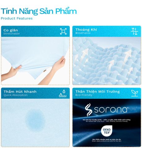 Áo Thun Dáng Relax Vải Sorona Co giãn Thoáng Khí - TTSM24010