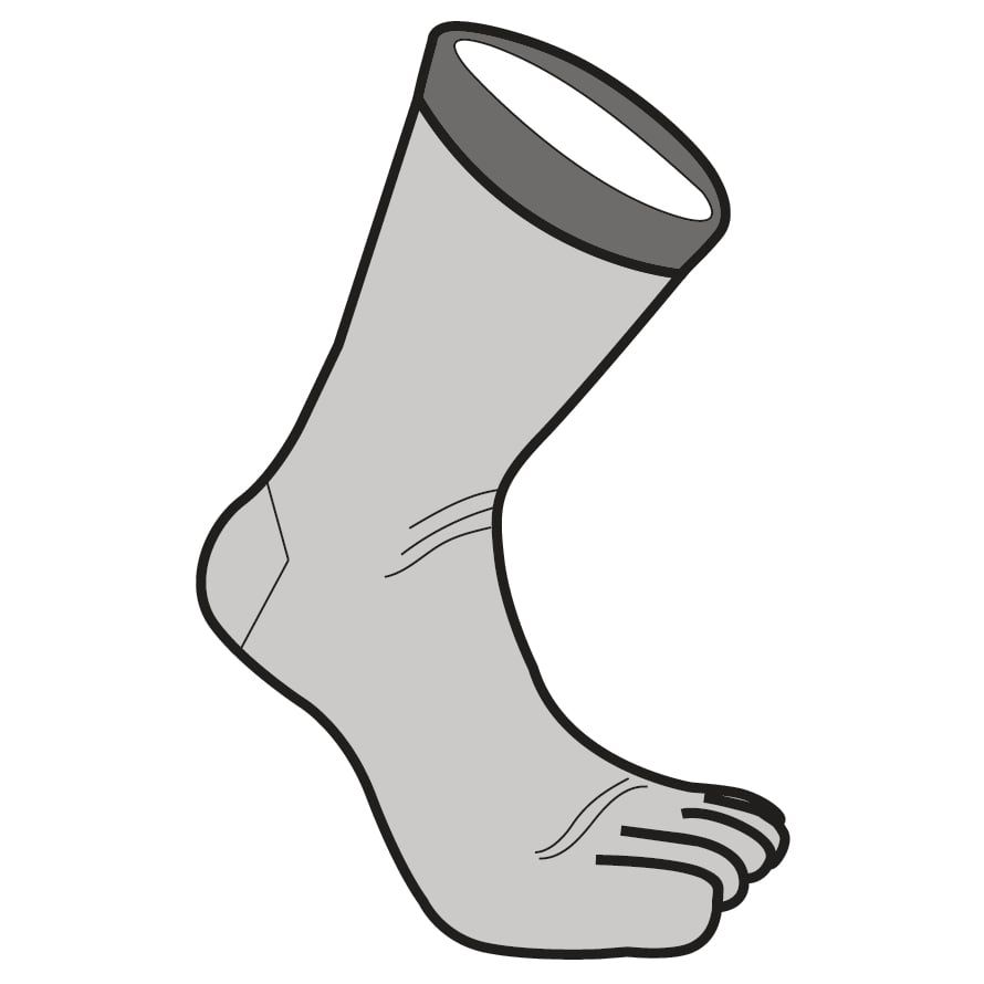 Vớ Trekking 5 ngón chân Coolmax Vultura 5-toe socks VTR-SC2501