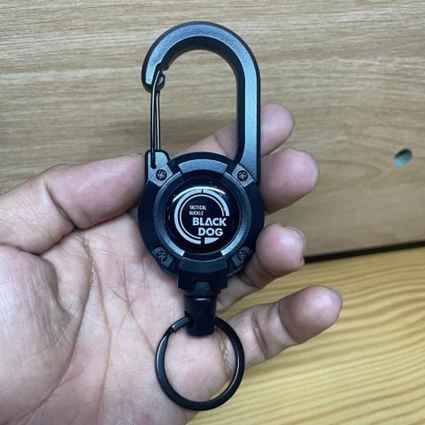 Móc Carabiner dây cáp kéo rút Blackdog CBD2550PJ070