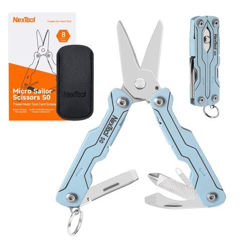 Nextool S0 Micro Sailor kéo EDC xếp gọn móc khóa 8 chức năng