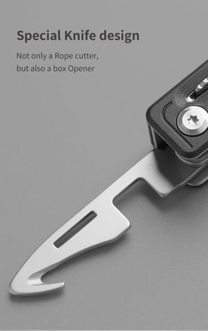 Nextool Multi Functional Knife dao xếp móc khóa bỏ túi 12 chức năng, ốp ABS