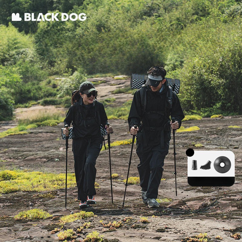 Gậy chạy trail trekking gấp gọn bằng nhôm Blackdog CBD2450DS012
