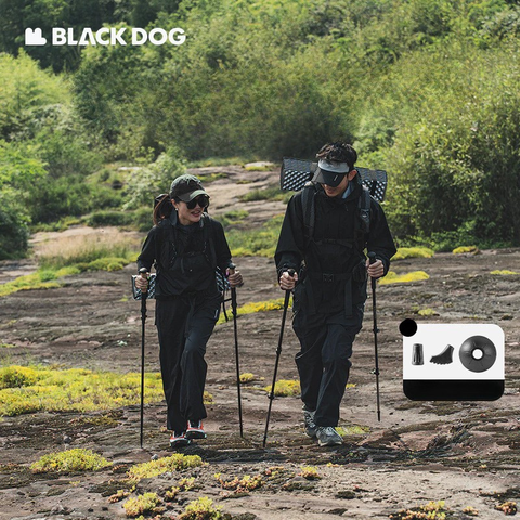 Gậy chạy trail trekking gấp gọn bằng nhôm Blackdog CBD2450DS012